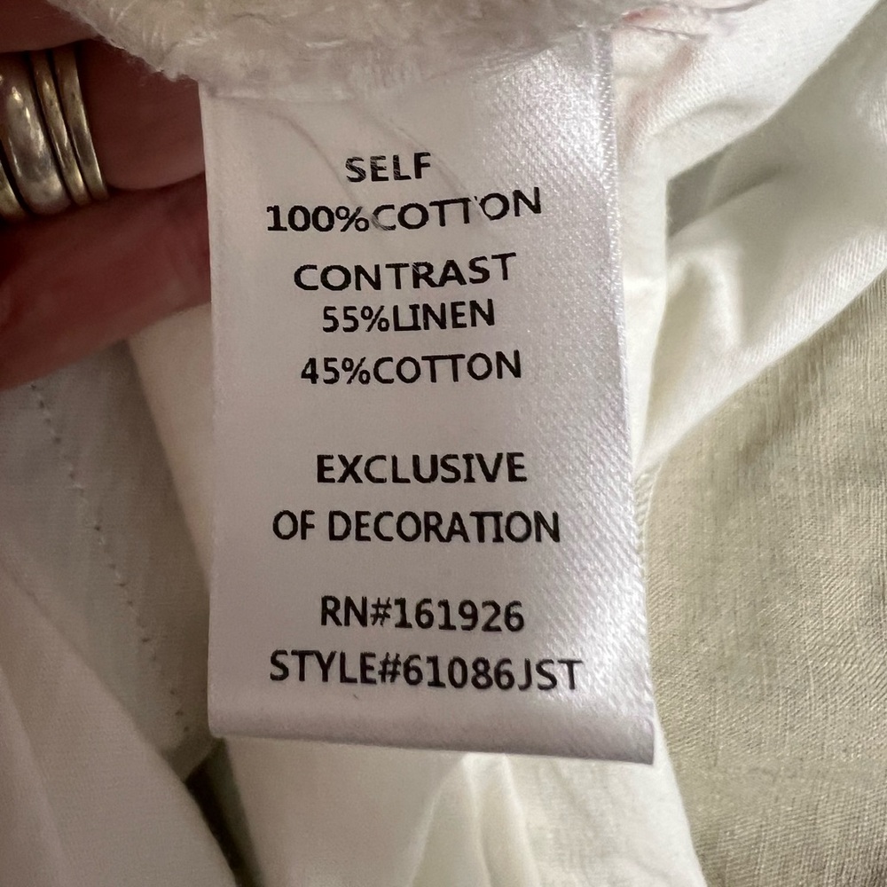 Blue Velvet long sleeve shirt with patchwork star detail 
size L/XL - Picture 6 of 7